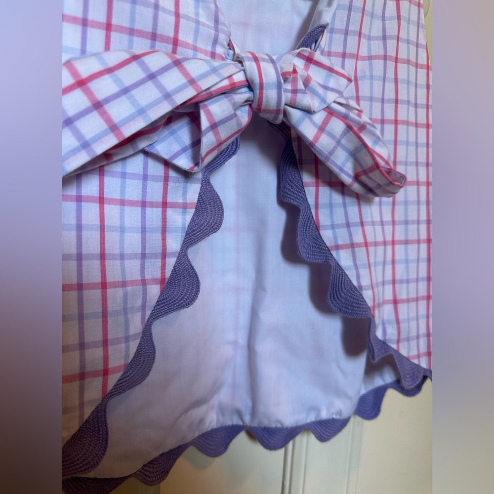 TBBC Susanne Swing Top Set - Winter Park Windowpane with Palisades Purple, 3T - Picture 5 of 8
